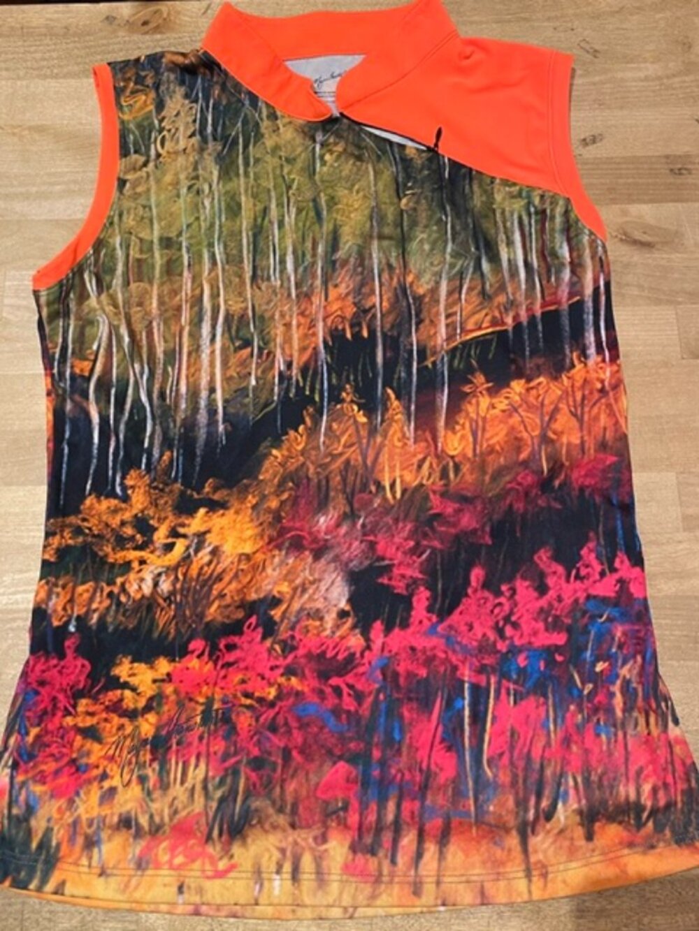 MARJORIE CRANSTON Jackstraw Gallery top S Art to Wear